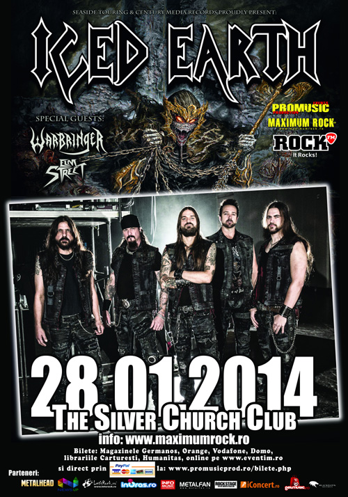 Au ramas mai putin de jumatate din totalul de bilete pentru concertul Iced Earth!